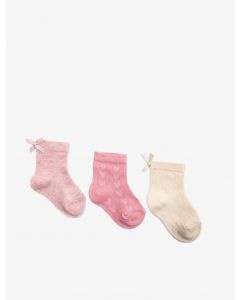 Ensemble chaussettes bébé fille en coton