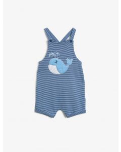  SALOPETTE BLUE STRIPE 0-3