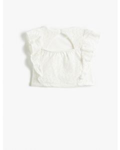  BLOUSE MC BEYAZ DESENLI 4-5