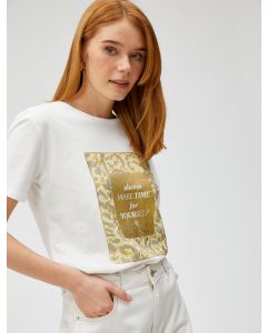  T-SHIRT MC WHITE S