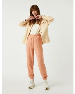 Pantalon de jogging à bandes sur le devant