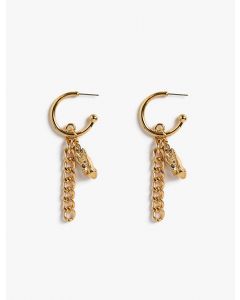 Des boucles d'oreilles GOLD T