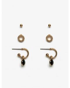 Boucles d'oreilles métalliques GOLD T