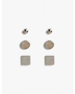 Boucles d'oreilles multiples SILVER T