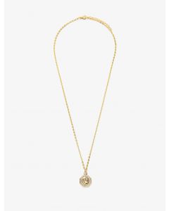 Collier chaîne à détails géométriques