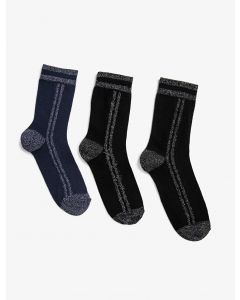 Ensemble de 3 chaussettes à paillettes pour femmes