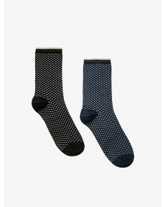 Lot de 2 chaussettes à pois