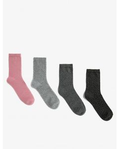 Lot de 4 chaussettes femme