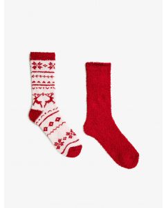 Chaussettes femme à motifs RED T