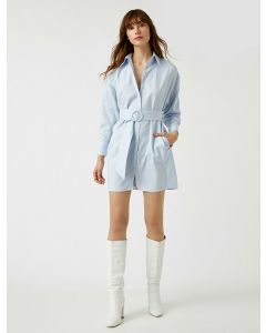 robe chemise détail poche avec Ceinture