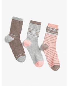 Ensemble de chaussettes pour femme avec détail de noël