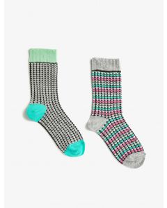 Lot de 2 motifs coeur femme