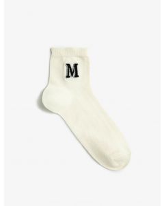 Chaussettes femme brodées