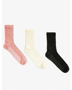 Lot de 3 chaussettes en coton pour femmes