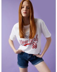 T-shirt imprimé coton