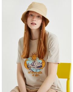 T-shirt imprimé coton