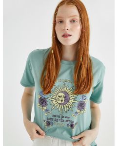 T-shirt imprimé coton