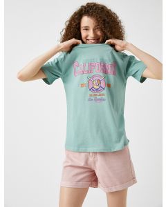 T-shirt imprimé coton