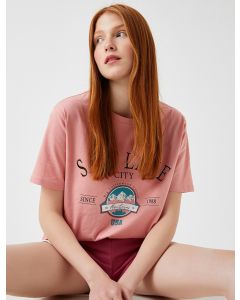 T-shirt imprimé coton
