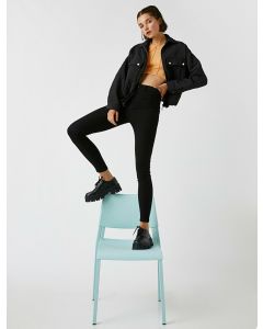 Pantalon skinny taille haute
