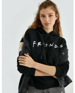 Sweat à capuche imprimé sous licence friends