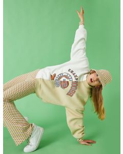 Sweat-shirt imprimé à manches longues