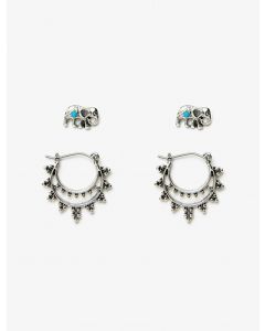 Boucles d'oreilles métalliques