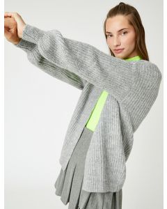 Cardigans en tricot à manches longues