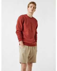 Sweat-shirt imprimé col ras du cou KIREMIT M