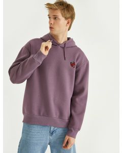 Sweat à capuche brodé