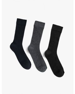 Lot de 3 chaussettes pour hommes BLACK T