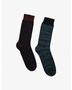 Lot de 2 paires de chaussettes en coton pour hommes