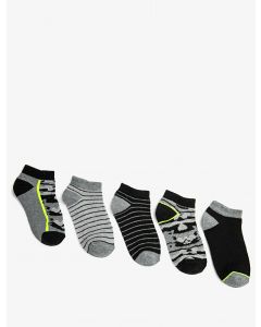 Lot de 5 socquettes à rayures