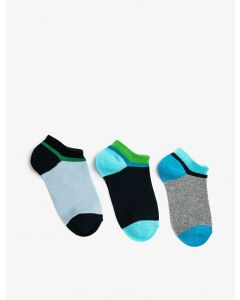Ensemble de 3 paires de chaussettes à motifs pour garçon