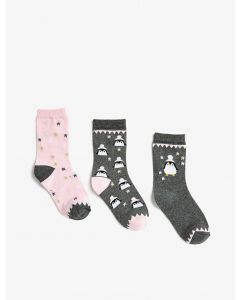 Ensembles imprimés 3' pour filles GREY 5