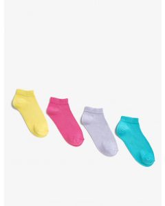 Lot de 4 socquettes ras du cou en multi