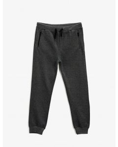 Pantalon de jogging à taille nouée