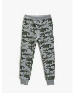 Pantalon de jogging imprimé camouflage
