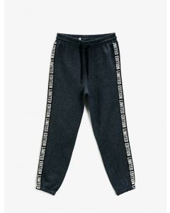 Pantalon de jogging imprimé lettre 