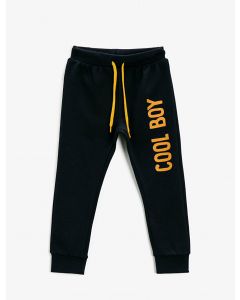 Pantalon de jogging imprimé à nouer à la taille