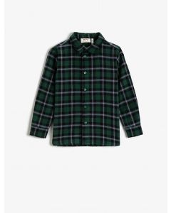  CHEMISES ML GREEN CHECK 7-8