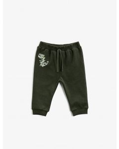  BAS DE SURVÊTEMENT KHAKI DESIGN 128
