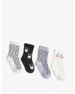 Ensemble de chaussettes à motifs bébé fille
