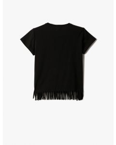 T-SHIRT MC BLACK 5-6