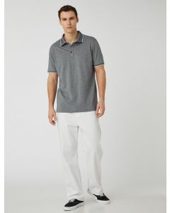  TSHIRT MC POLO BSC ANTRACITE MELANGE S