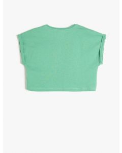  T-SHIRT MC YESIL 4-5