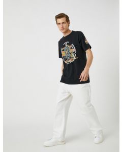  T-SHIRT MC BLACK XL