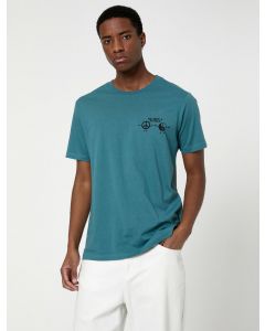 T-SHIRT MC PETROL XXL