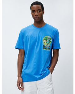  T-SHIRT MC BLUE XL