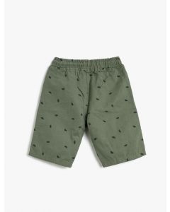  SHORTS YESIL DESENLI 4-5